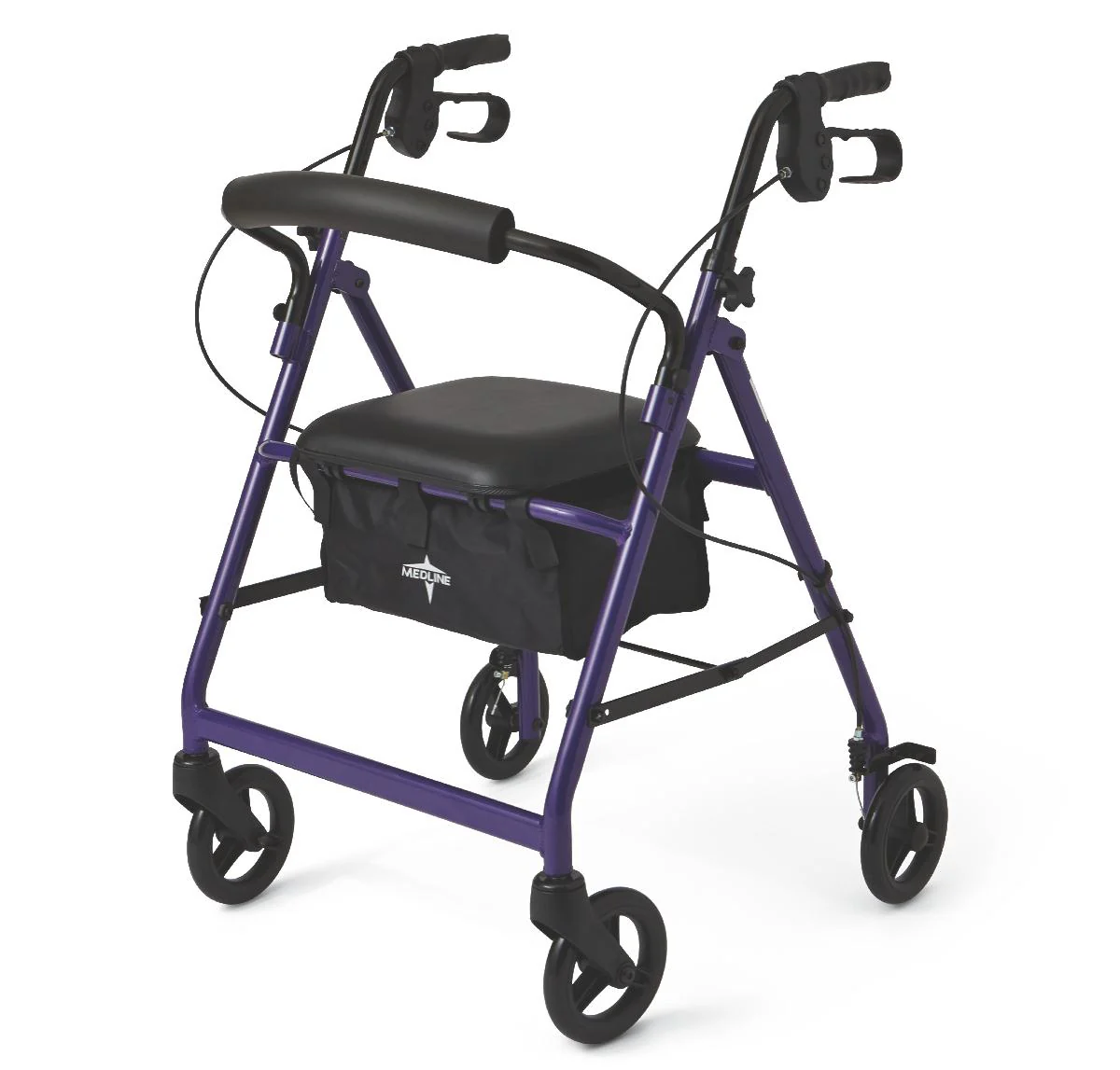 Rollator - Green - 6 In.Whls - Image 2