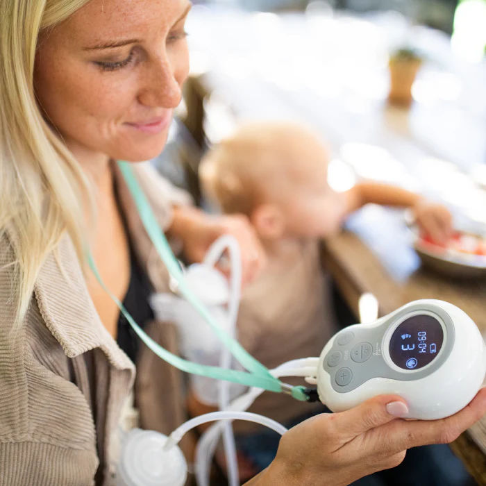 Breast Pump - Duo Double Rechargeable with Hands-Free Pumping Bra - Image 8