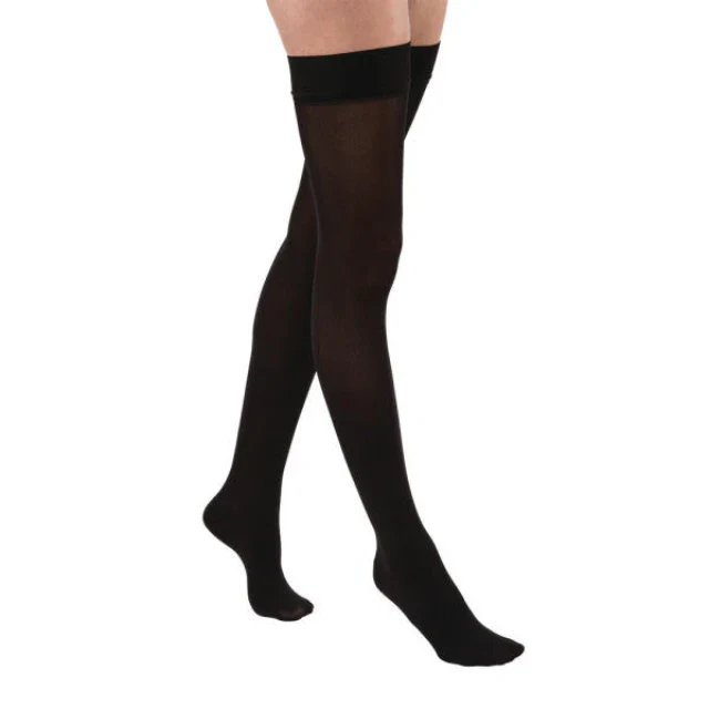 Compression Stockings - Thigh High - 15-20mmHg - Closed Toe - Image 2