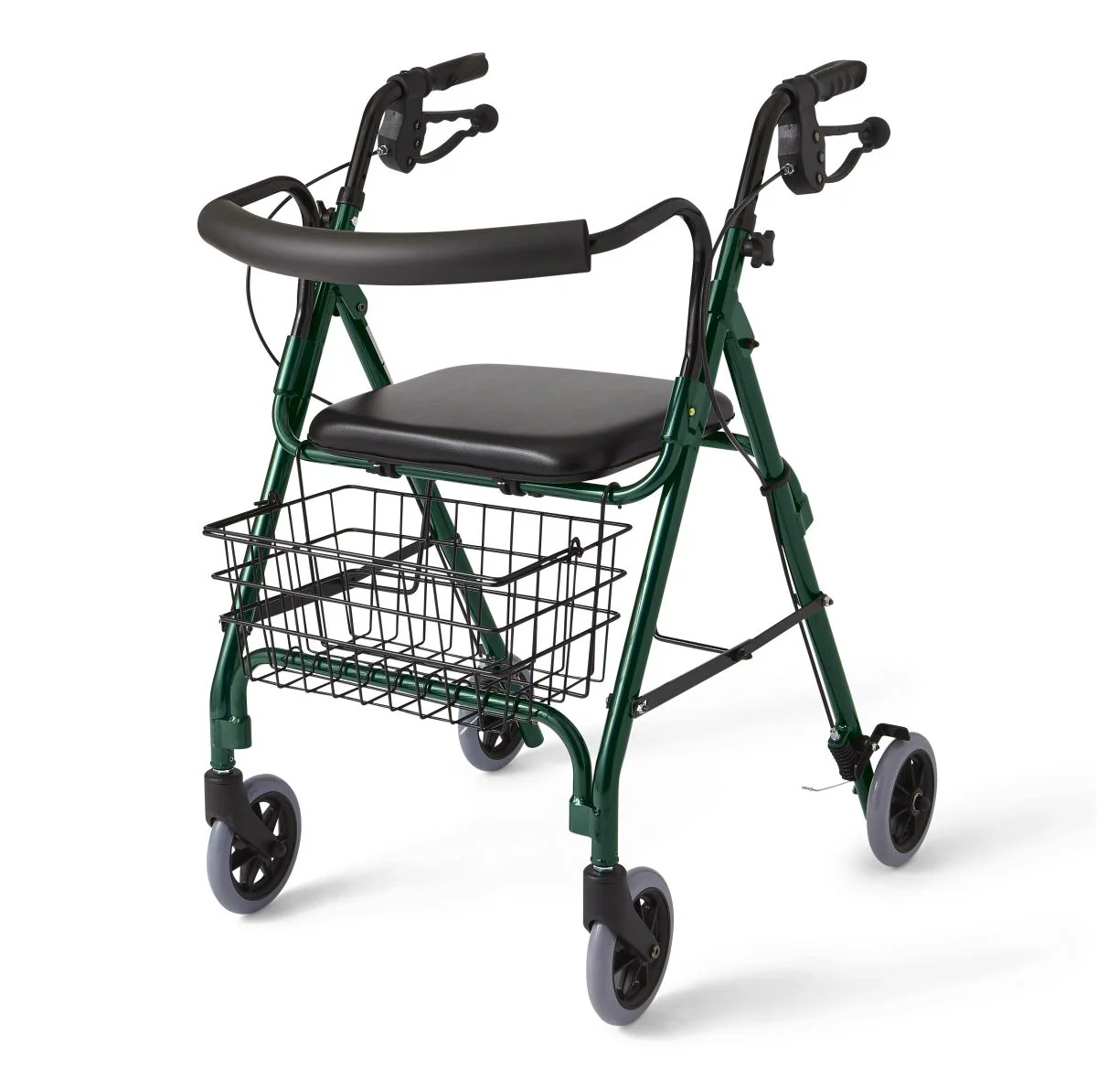 Rollator - Deluxe - Green - 6 In.Whls