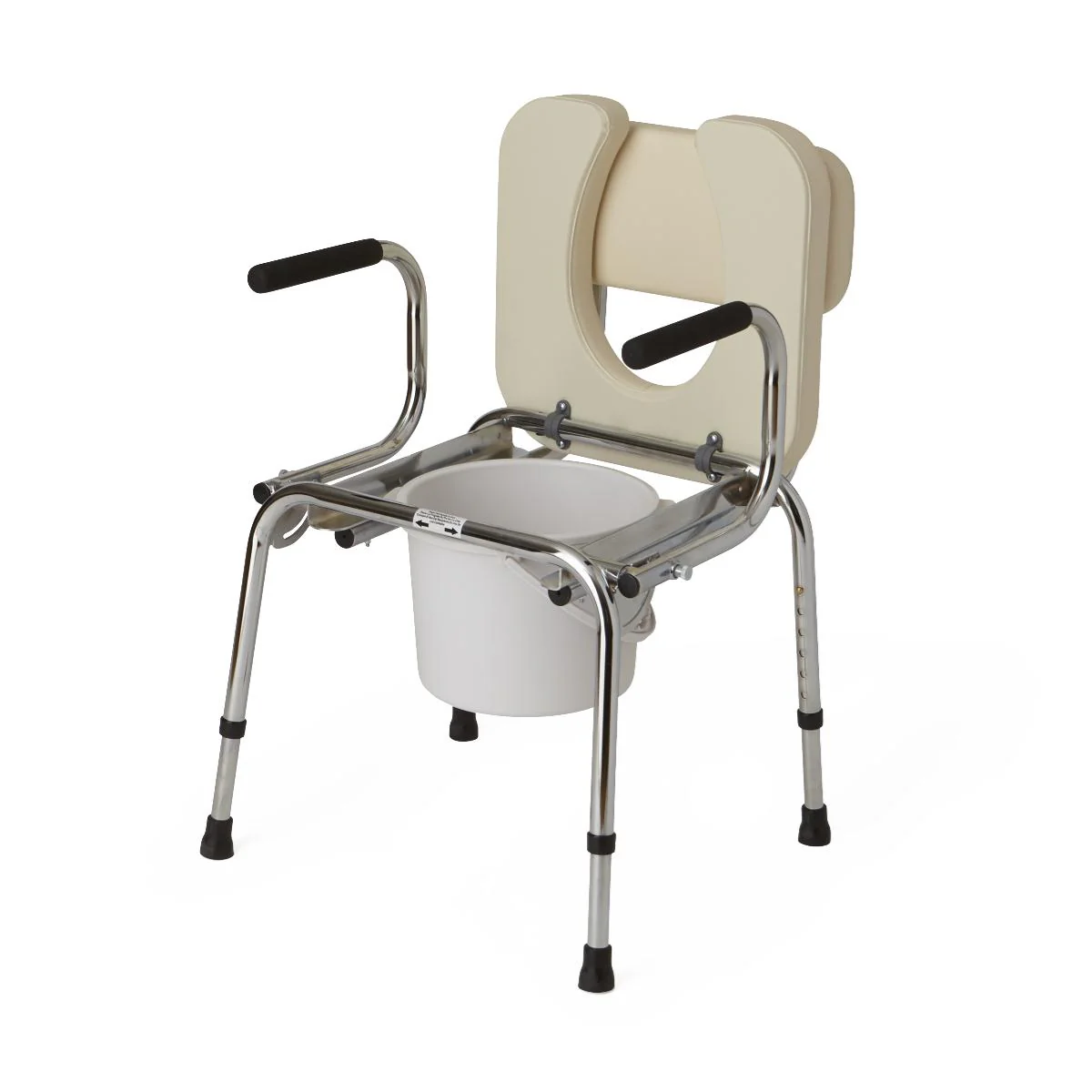 Drop-Arm Commode