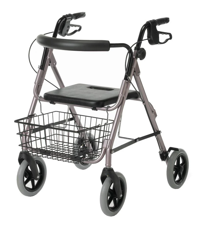 Rollator - Deluse - Rose - 8 In.Whls - Image 2