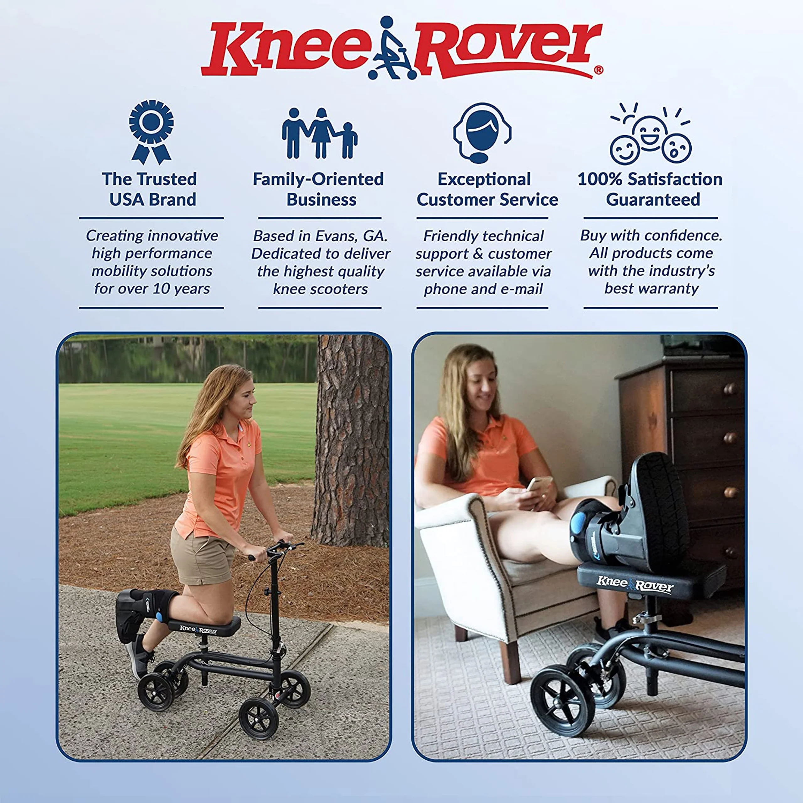 Knee Scooter Knee Rover - Image 4