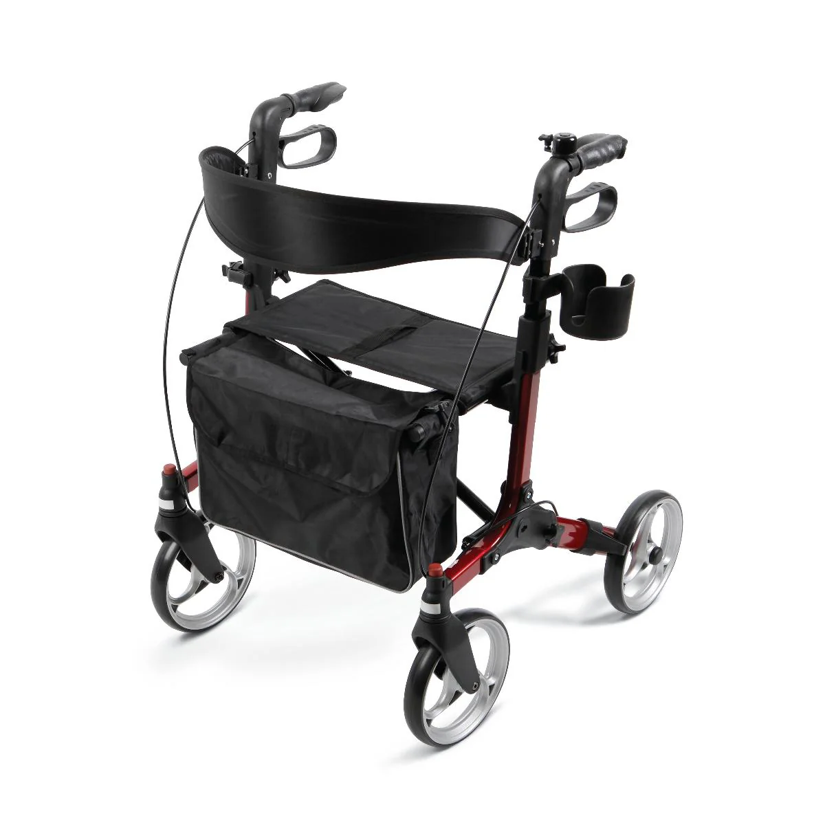 Rollator - Simplicity - Red - 8 In.Whls - Image 2