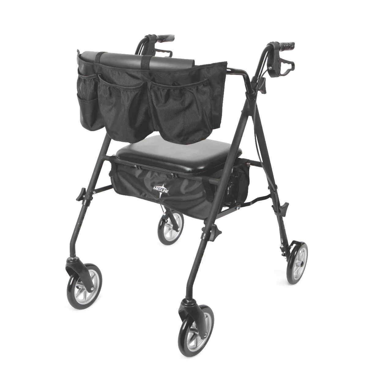 Rollator - Stealth - Black - 7 In.Whls - Image 2