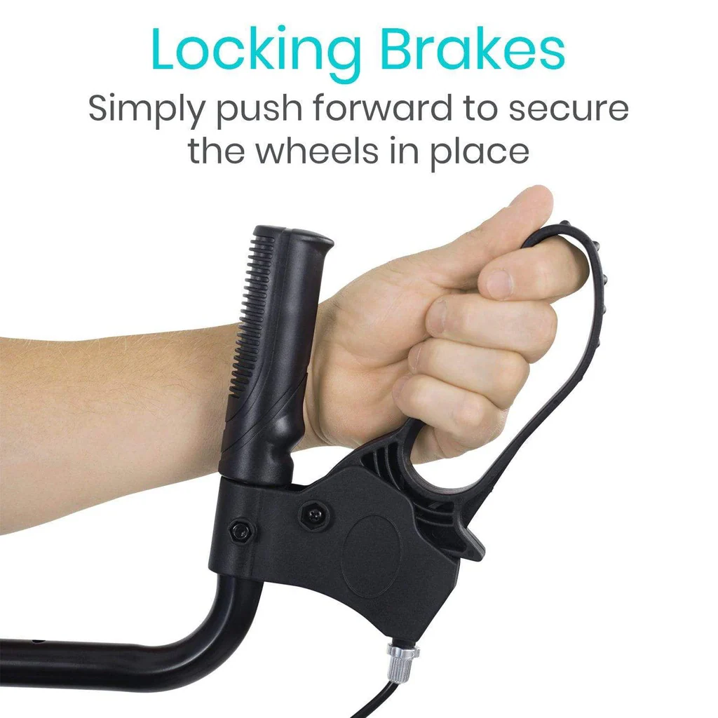 UpRight Walker - 4 Wheels with Seat - Image 10