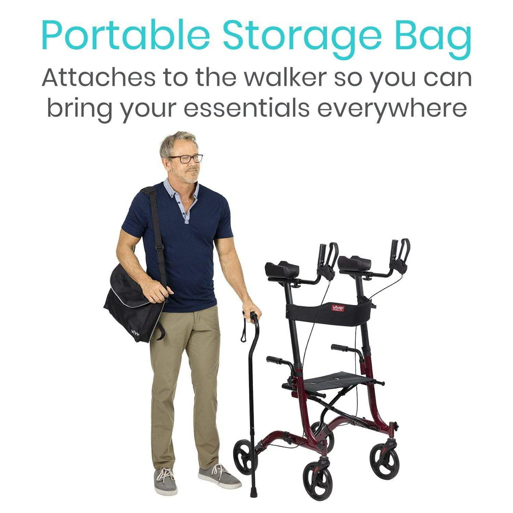 UpRight Walker - 4 Wheels with Seat - Image 11