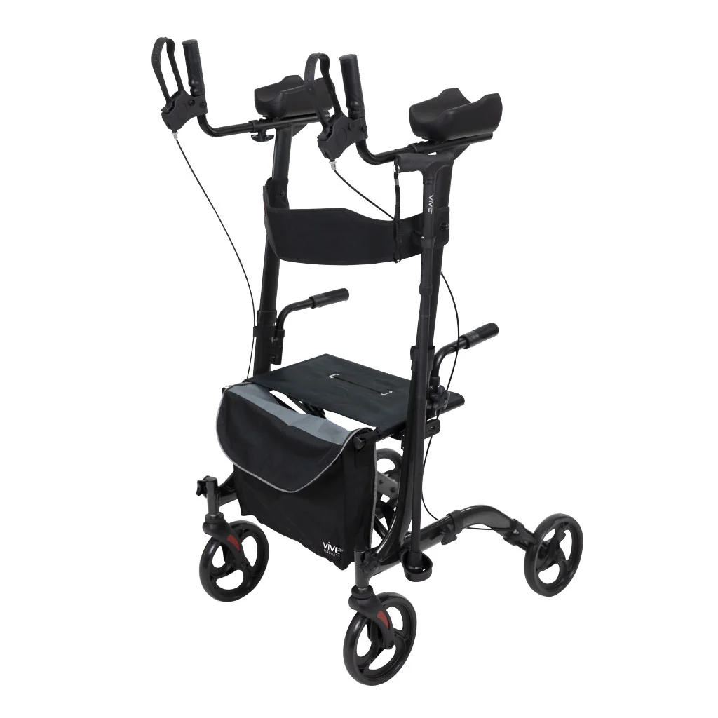 UpRight Walker - 4 Wheels with Seat - Image 2