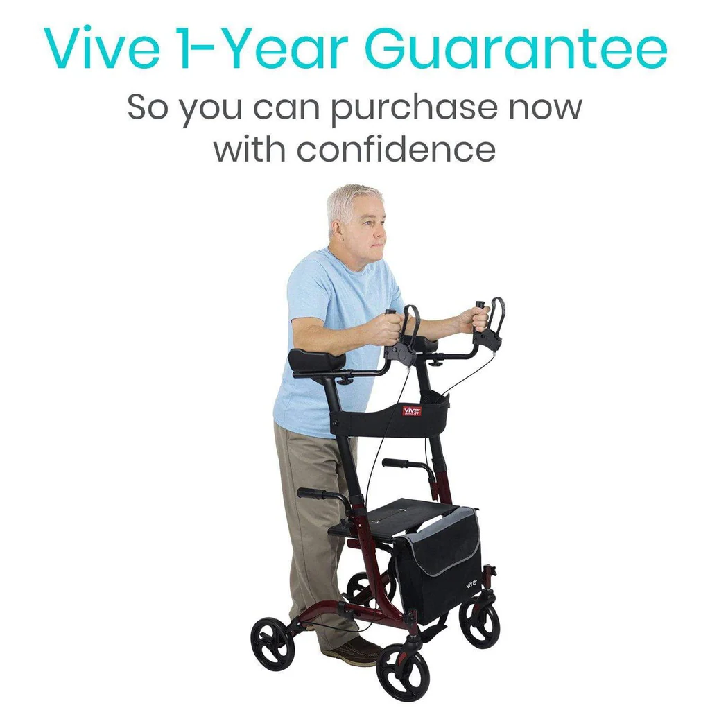 UpRight Walker - 4 Wheels with Seat - Image 7